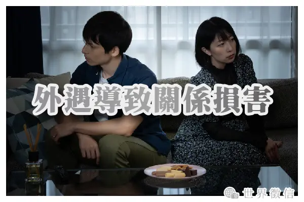 外遇導致關係損害: